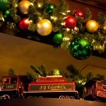 Lincoln Center train garland