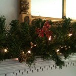 new canaan connecticut indoor christmas decor mantel