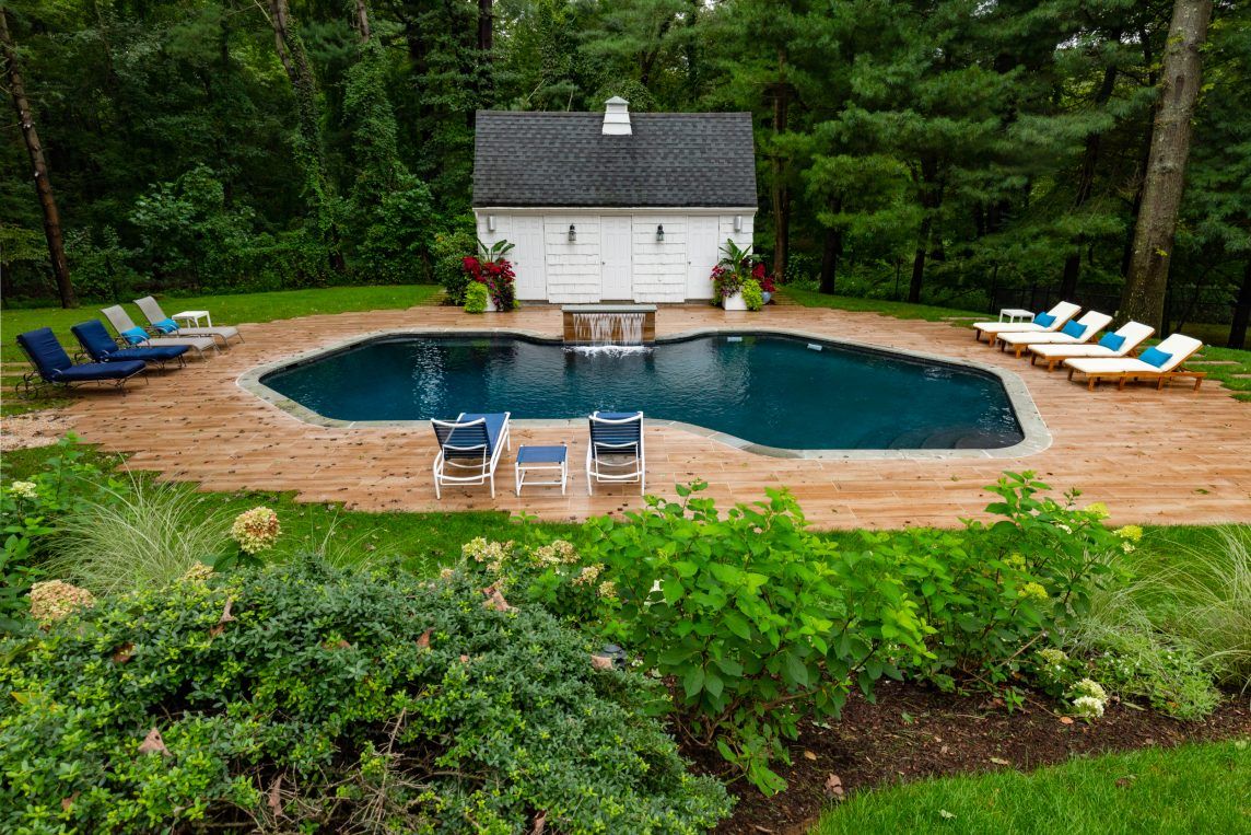 Pool Renovation with Water Features 2