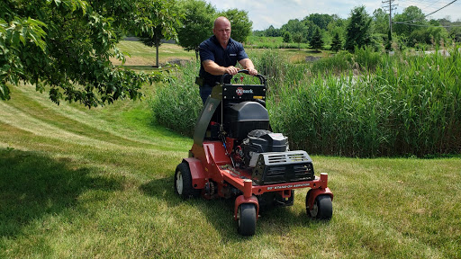 Neave residential lawn care specialist hard at work in New York