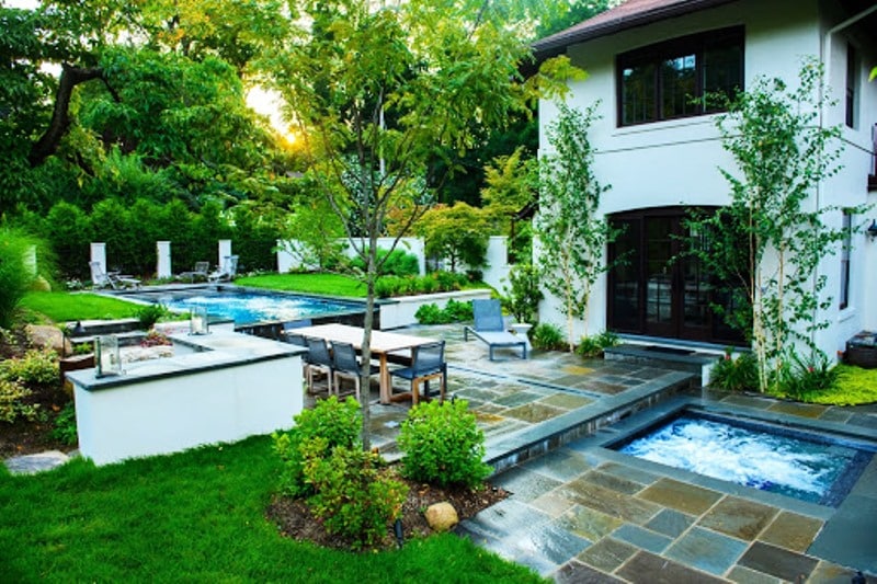 beautiful outdoor space with swimming pool
