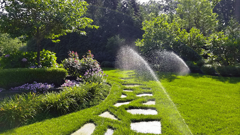 A irrigation design, installation project in Rye County