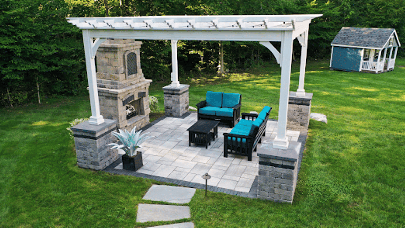 Sample design for landscape with gazebo