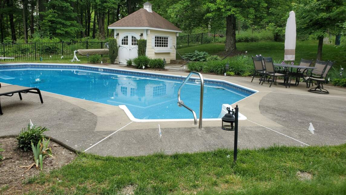 Pool before Neave Group's professional and experienced team renovates the entire swimming pool area