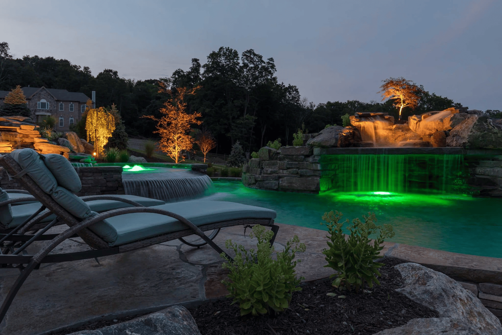 outdoor pool lighting